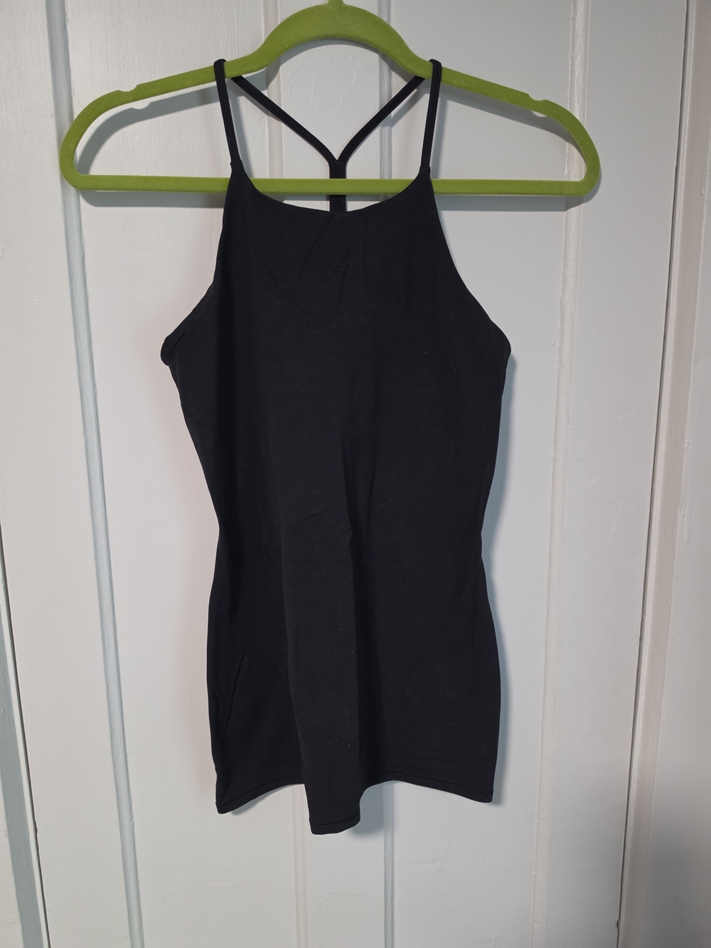 lululemon athletica Black Strappy Tank with Racerback Detail